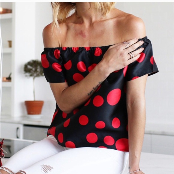T&J Designs Tops - 🔥SOLD🔥NWT off-shoulder blouse